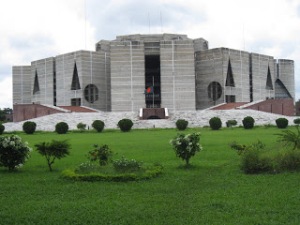 The Dhaka Parliament Building